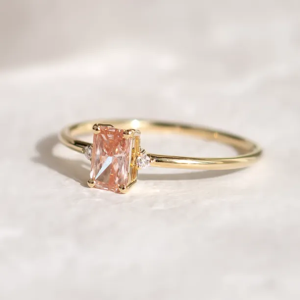 Romantic lab grown diamond ring ARCTELIA Image