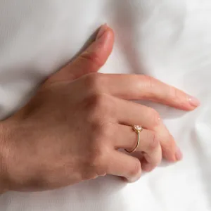 Romantic lab grown diamond ring ARCTELIA Thumbnail