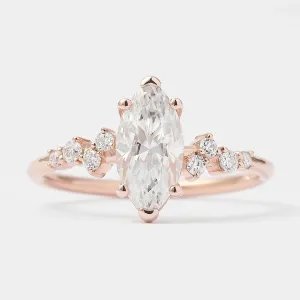 Moissanite engagement ring BRIANNA Thumbnail