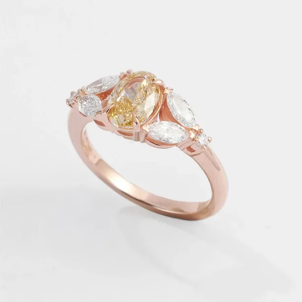 Lab grown diamond engagement ring CASSANDRA Image