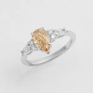 Engagement ring with lab-grown diamonds ANGIE Thumbnail