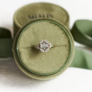 Vintage lab grown diamond ring ELIZETE Thumbnail