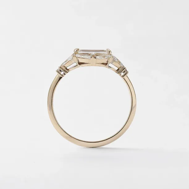 Vintage lab grown diamond ring ELIZETE Image