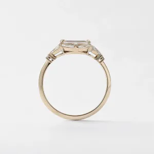 Vintage lab grown diamond ring ELIZETE Thumbnail