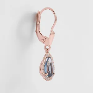 London blue topaz and diamond earrings SISSI Thumbnail