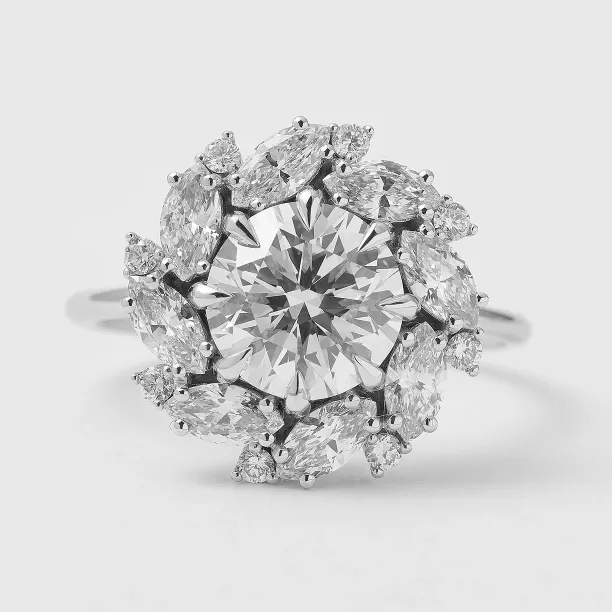 Statement lab grown diamonds ring JENNY Image
