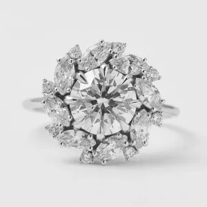 Statement lab grown diamonds ring JENNY Thumbnail