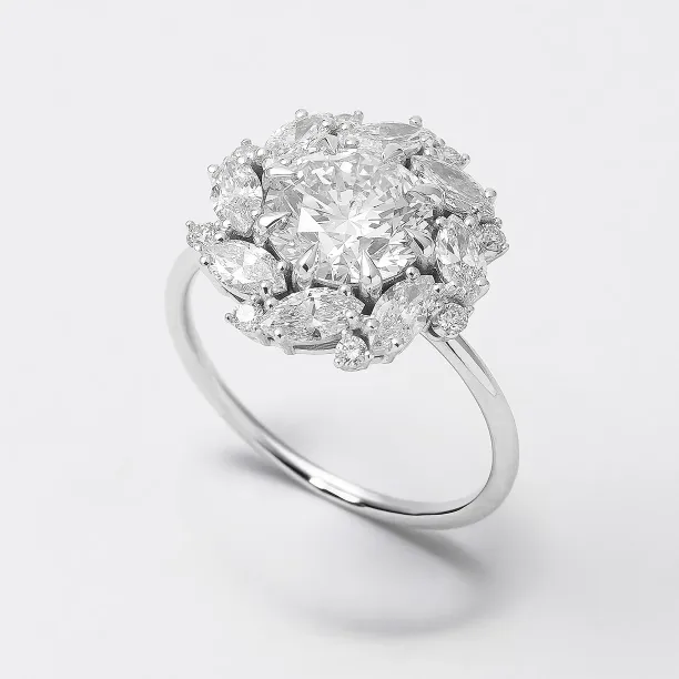 Statement lab grown diamonds ring JENNY Image
