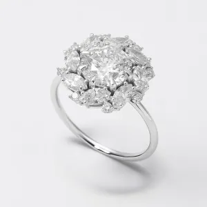 Statement lab grown diamonds ring JENNY Thumbnail