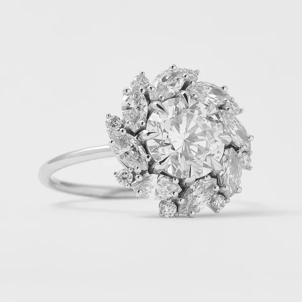 Statement lab grown diamonds ring JENNY Image