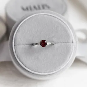 Unique garnet engagement ring ROWENA Thumbnail
