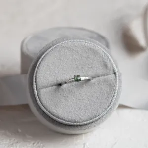 Moss agate engagement ring NATURELLA Thumbnail