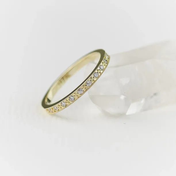 Vintage eternity diamond ring ANTICA Image