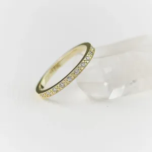 Vintage eternity diamond ring ANTICA Thumbnail
