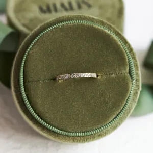 Vintage eternity diamond ring ANTICA Thumbnail