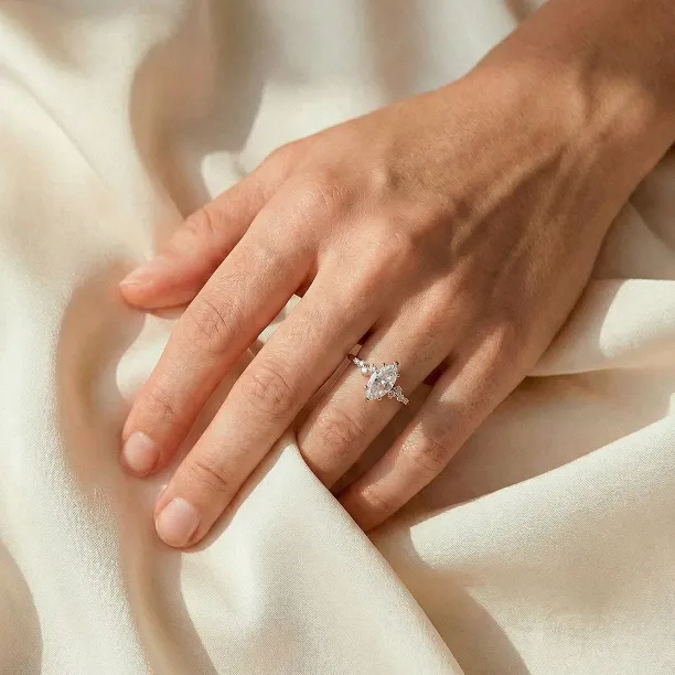 Moissanite engagement ring BRIANNA Image