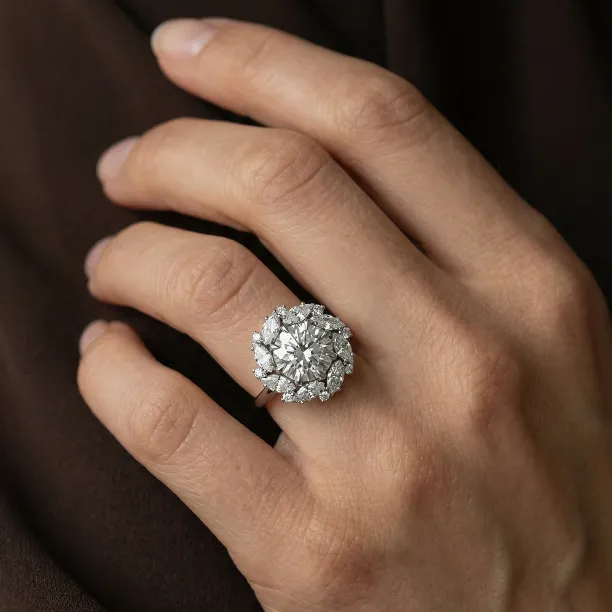 Statement lab grown diamonds ring JENNY Image