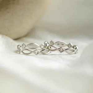 Gold celtic knot ring TARANIS Thumbnail