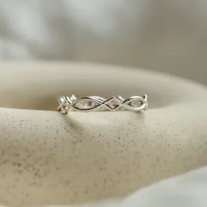 Gold celtic knot ring TARANIS Thumbnail