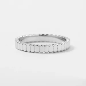 Geometric wedding rings with organic structure NERA Thumbnail