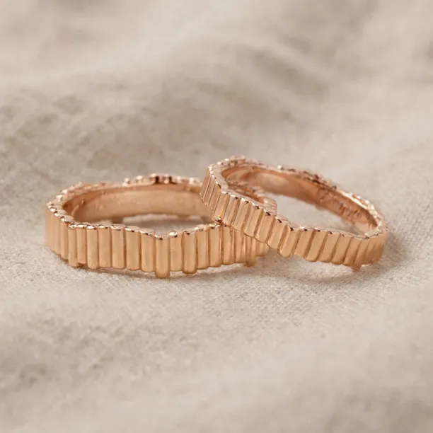 Geometric wedding rings INGRID Image
