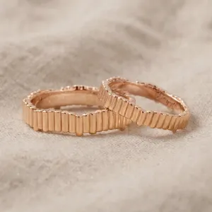 Geometric wedding rings INGRID Thumbnail
