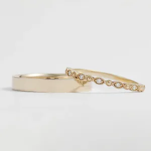 Elegant diamond wedding rings HONEY Thumbnail