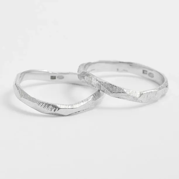 Atypical wedding rings GOLI Image
