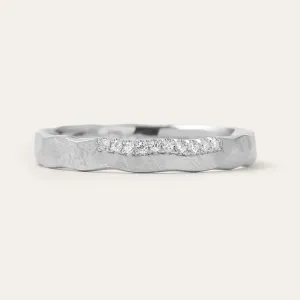 Hammered diamond wedding rings ETERNA Thumbnail