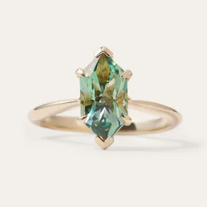 Engagement lab-grown sapphire ring CATRICE Thumbnail