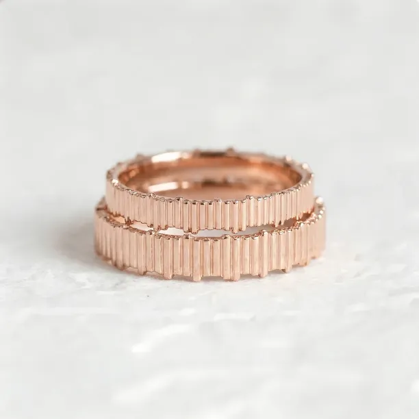 Geometric wedding rings VELA Image