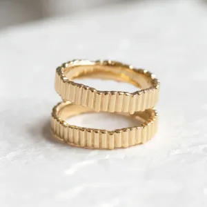 Geometric wedding rings INGRID Thumbnail