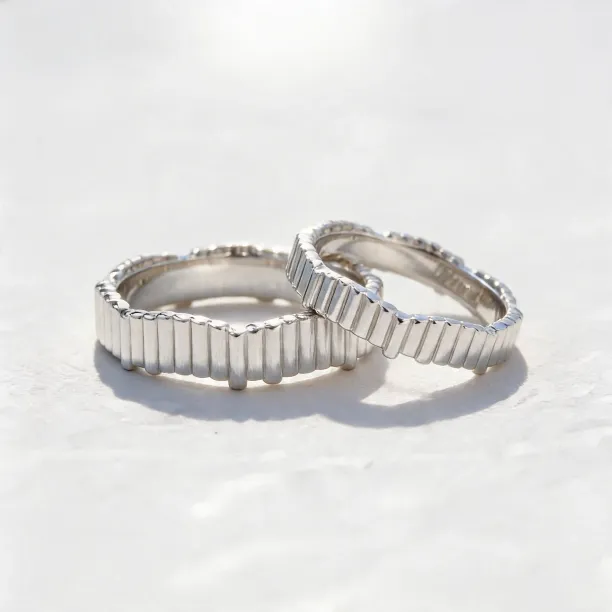 Geometric wedding rings INGRID Image