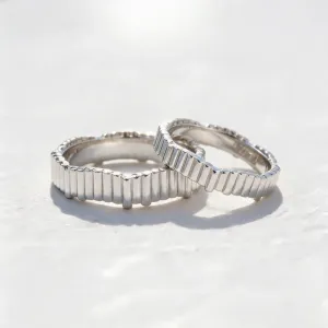 Geometric wedding rings INGRID Thumbnail