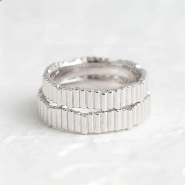 Geometric wedding rings INGRID Image