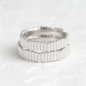 Geometric wedding rings INGRID Thumbnail