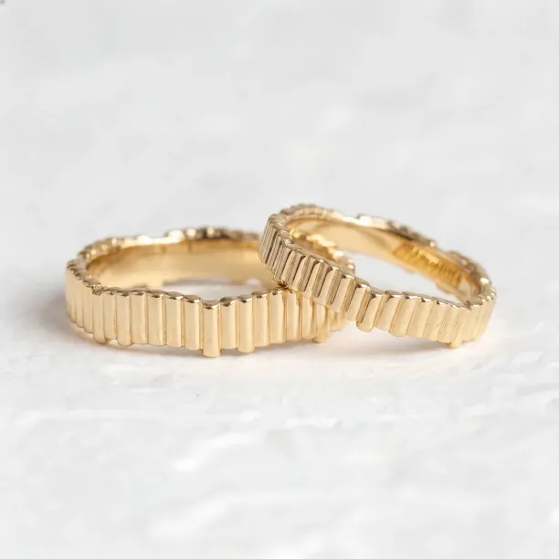 Geometric wedding rings INGRID Image