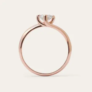 Elegant engagement ring with lab-grown diamond JURO Thumbnail