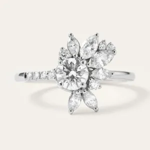 Unique lab-grown diamond ring MARISOL