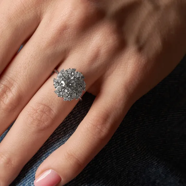 Statement lab grown diamonds ring JENNY Image