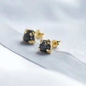 Natural untreated raw diamond earrings CORDELIA Thumbnail