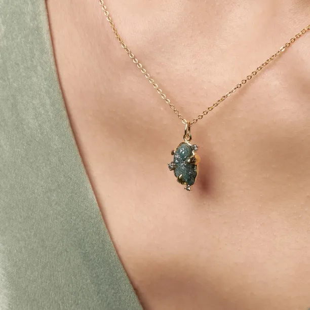 Raw diamond pendant LAURA Image