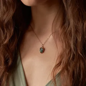 Raw diamond pendant LAURA Thumbnail