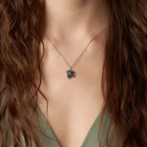 Raw diamond pendant LAURA Thumbnail