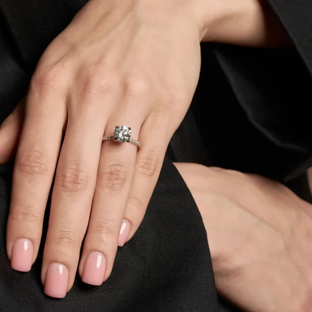 Luxury lab grown diamond engagement ring ARABELLA Image
