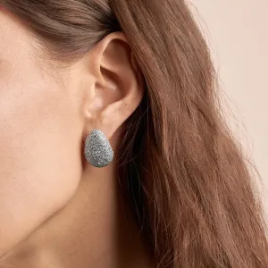 Gold earrings with diamonds NOEMIA Thumbnail