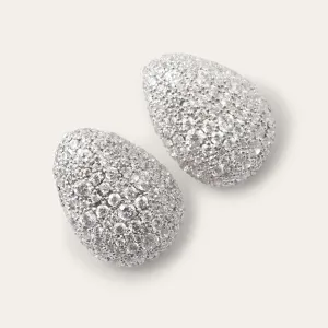 Gold earrings with lab-grown diamonds AMALIA Thumbnail