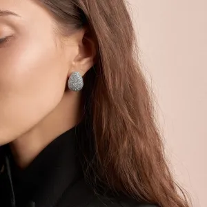 Gold earrings with lab-grown diamonds AMALIA Thumbnail