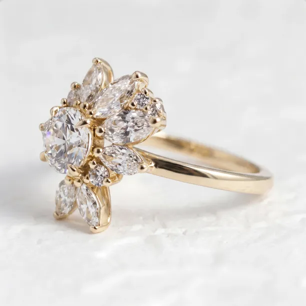 Unique lab-grown diamond ring MARISOL Image