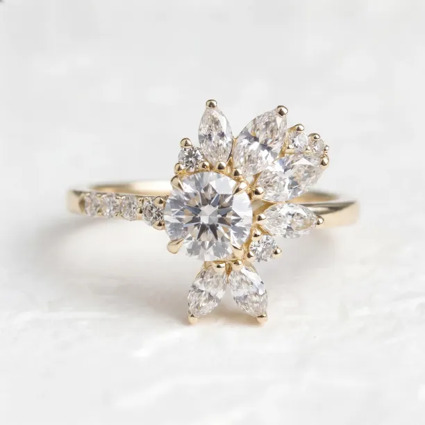 Unique lab-grown diamond ring MARISOL Image